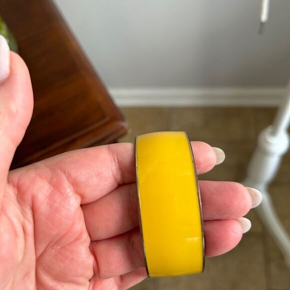 J.Crew Green and Yellow Enamel Bracelets (2) - Picture 2 of 7